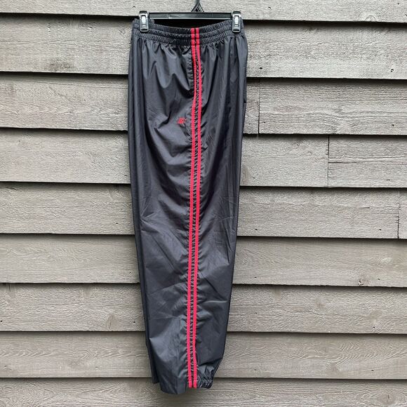 Vtg  Starter Track Pants Mens Size XL Black tango Red Stripes Windbreaker Retro - Picture 5 of 15